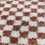 Moodi Shaggy Terra Pixelate Rug