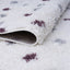 Moodi Shaggy Grey/Purple Plumetis Rug