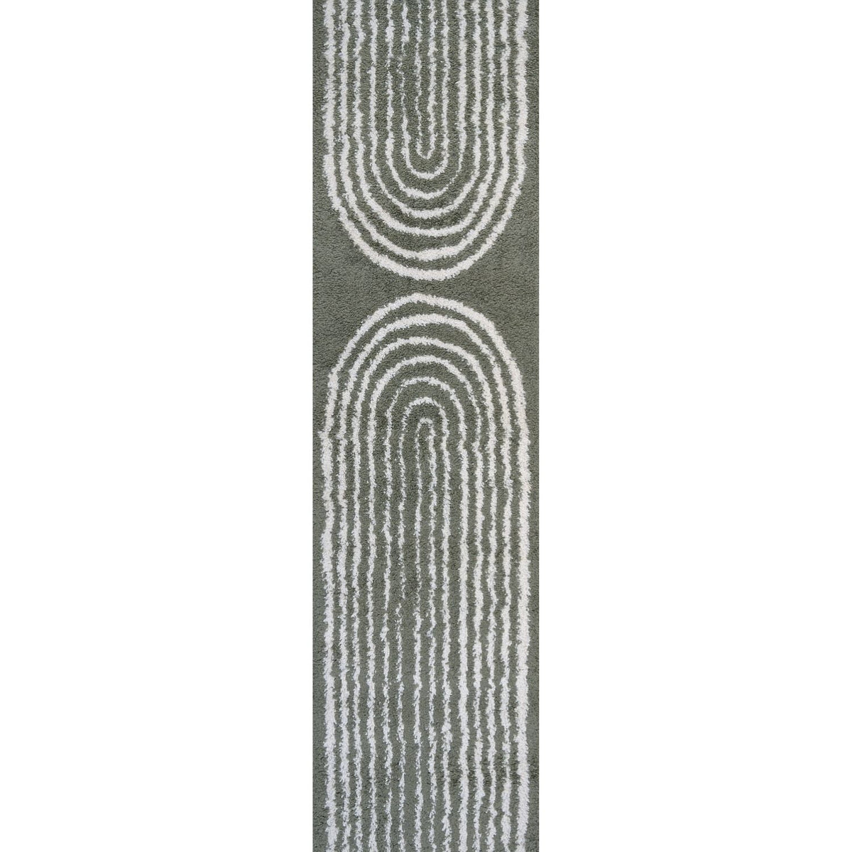 Moodi Shaggy Green Reverie Rug