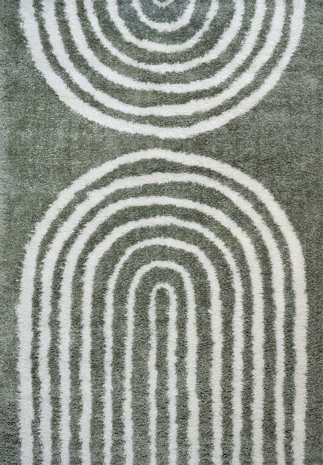 Moodi Shaggy Green Reverie Rug