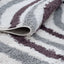 Moodi Shaggy Grey/Purple Smokeberry Rug