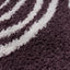 Moodi Shaggy Purple Velvetine Rug