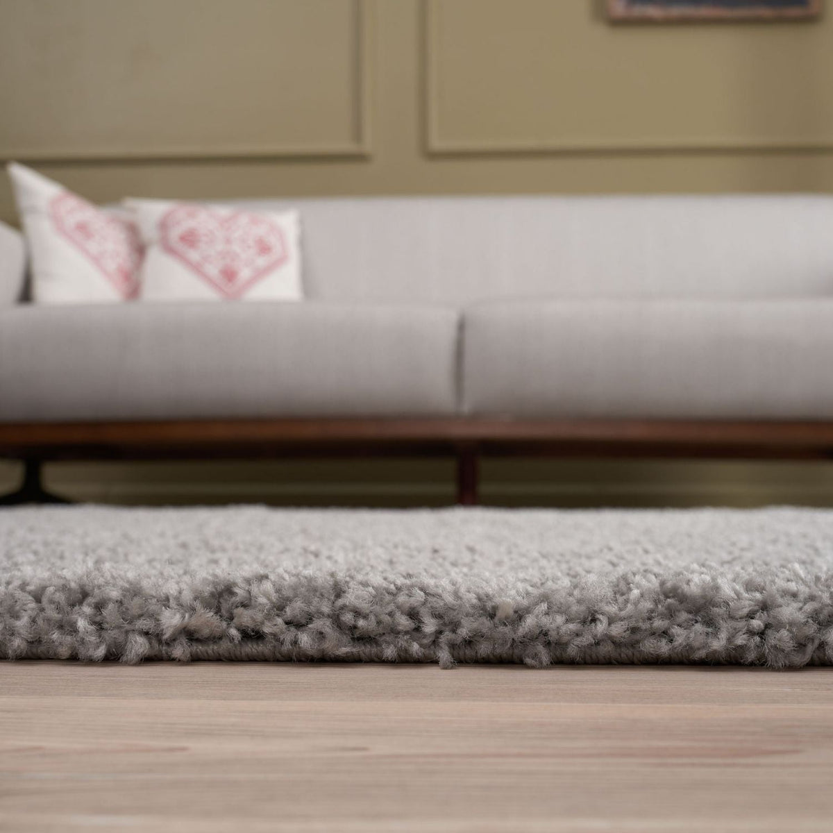 Myshaggy Solid Grey Rug
