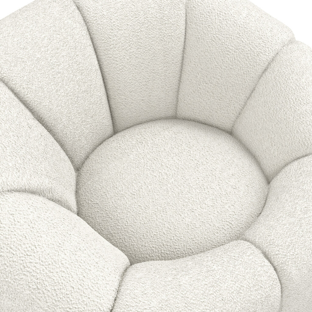 Nao Ivory Swivel Chair