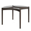 Ned Clear and Chocolate Dining Table