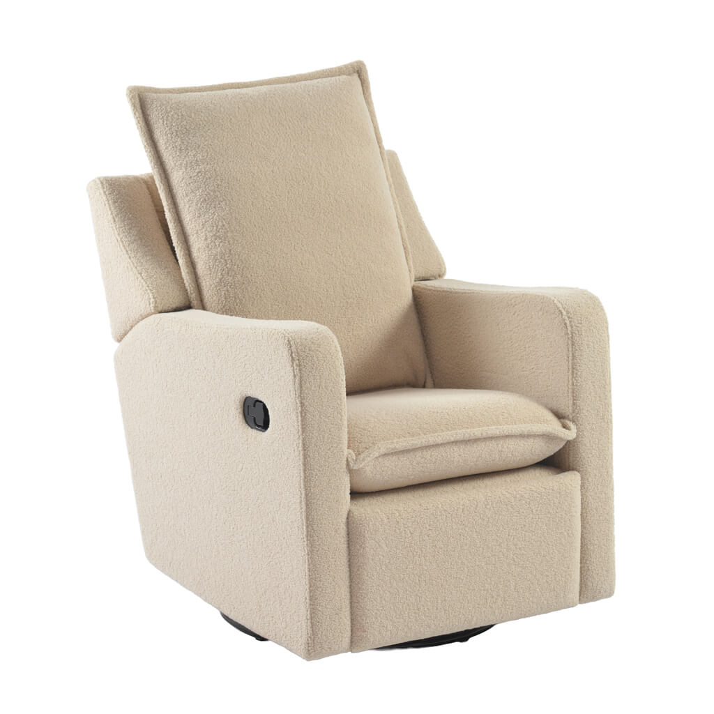 Nestler Nursing Chair Off White Boucle