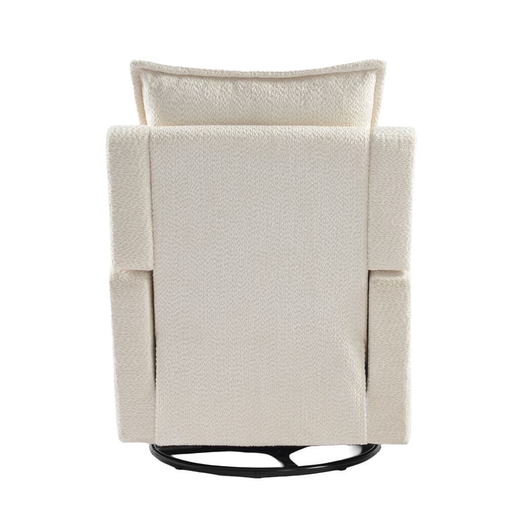 Nestler Nursing Chair Off White Boucle