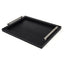 Noir Crocodile Handle Tray.
