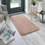 Washable Nude Pink Shaggy Rug