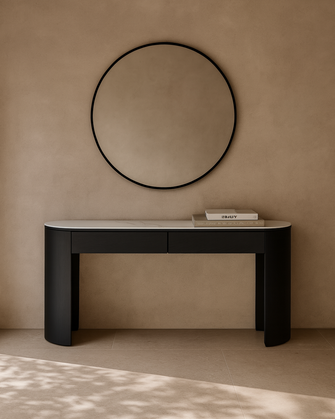 Oakura Console - Black Oak