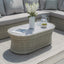 Oxford Oval Coffee Table (Ceramic Glass)
