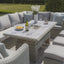 Oxford Rectangular Rising Table (Ceramic Glass)