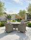 Paris 4 Seater Imperial Round Dining Set