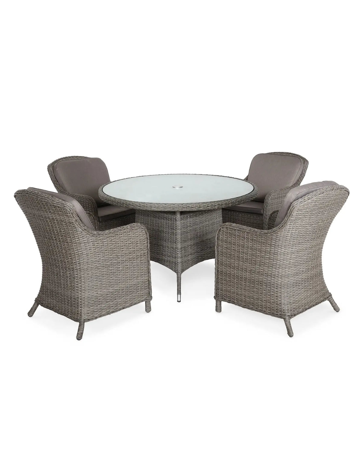 Paris 4 Seater Imperial Round Dining Set