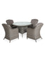 Paris 4 Seater Imperial Round Dining Set