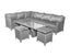 Paris 8 Seater Deluxe Modular Corner Dining & Lounging Set