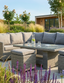 Paris 8 Seater Deluxe Modular Corner Dining & Lounging Set