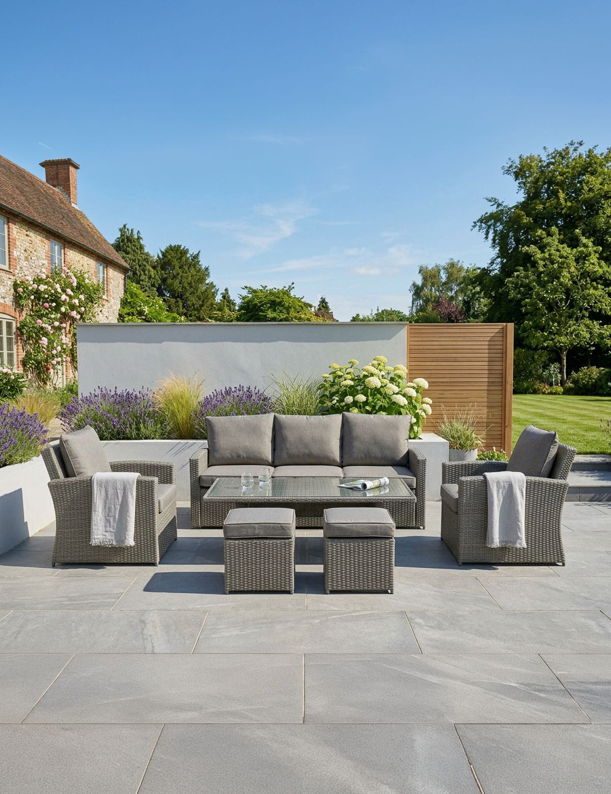 Paris 7 Seater Deluxe Sofa Dining Set