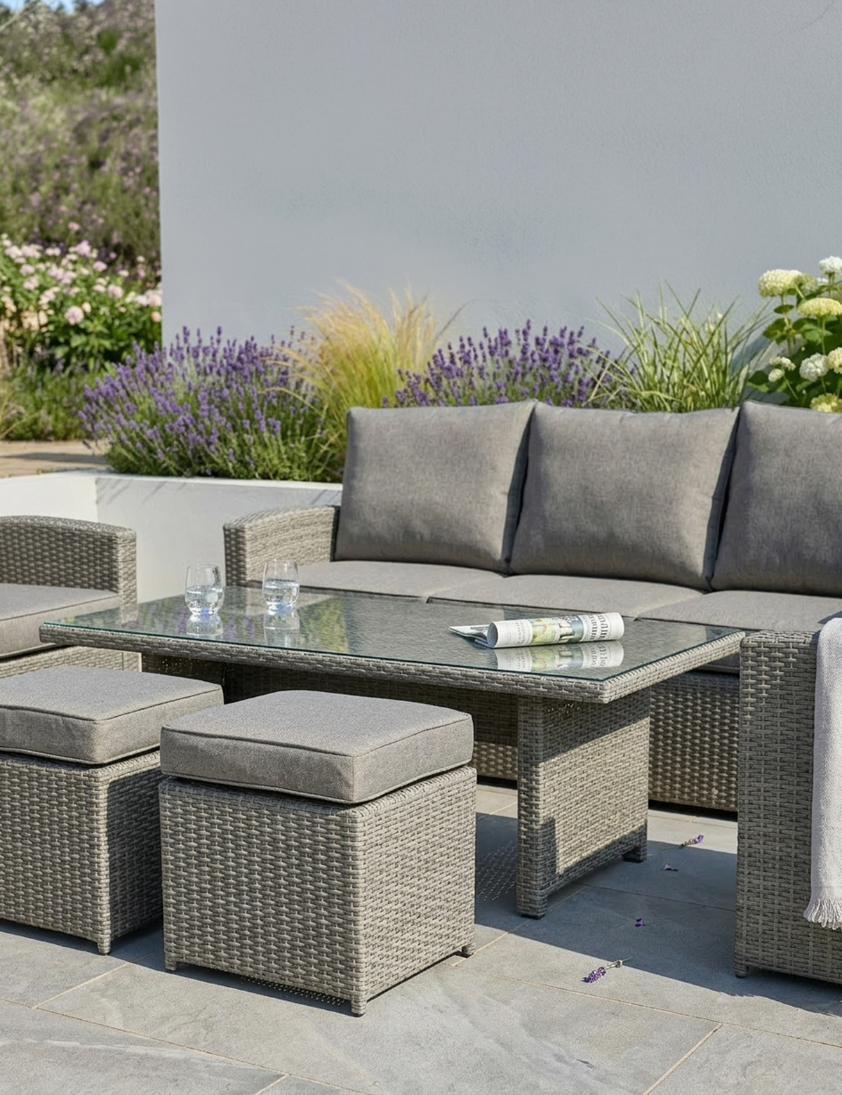 Paris 7 Seater Deluxe Sofa Dining Set