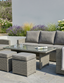 Paris 7 Seater Deluxe Sofa Dining Set