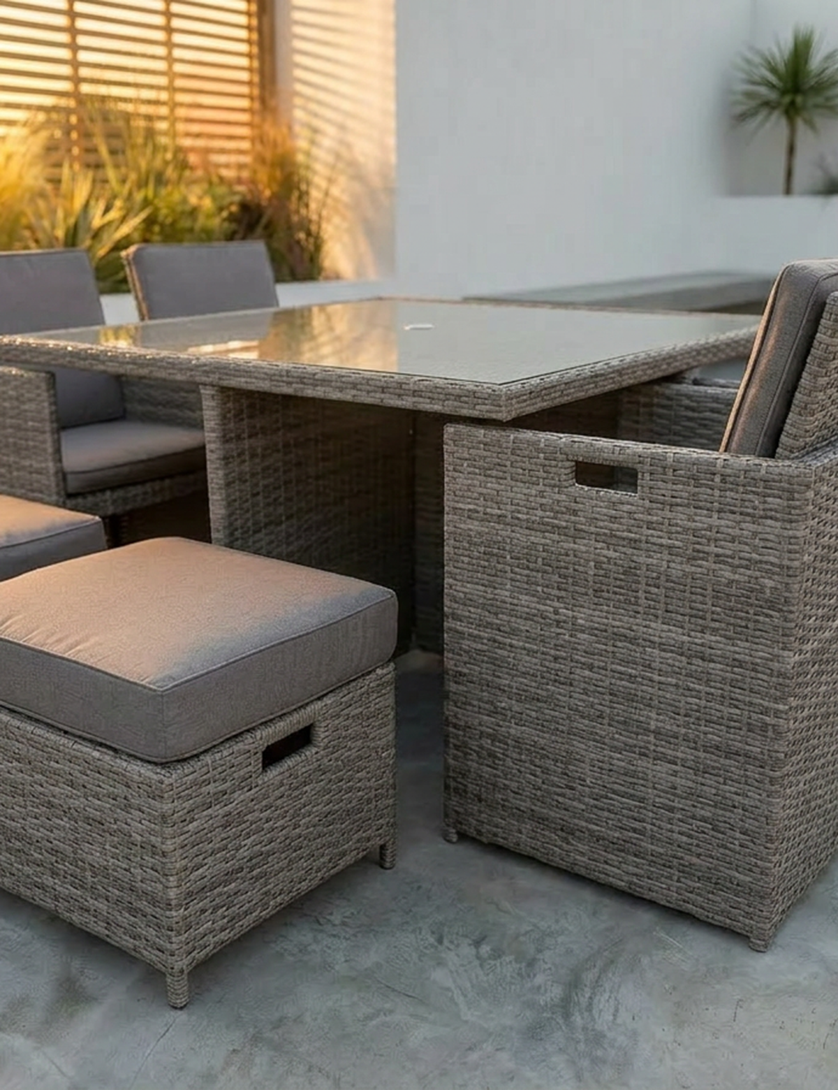 Paris 8 Seater Cube Dining Set