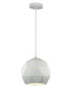 Tangent Small Pendant - White