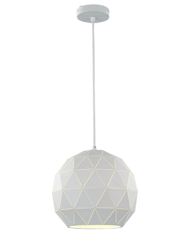 Tangent Medium Pendant - White