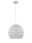 Tangent Large Pendant - White