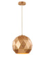 Tangent Medium Pendant - Gold Colour