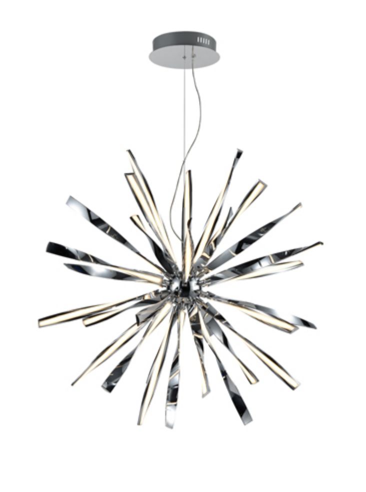 Supernova 30lt LED Pendant - Chrome