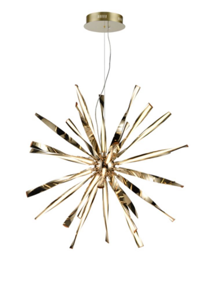 Supernova 30lt LED Pendant - Gold Colour