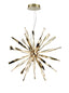 Supernova 30lt LED Pendant - Gold Colour