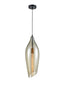 Taper Amber Glass Pendant - Amber