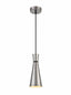 Happy 100mm Pendant - Satin Nickel