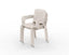 Porto 4 Seater Round Dining Set in Champagne