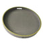 Paragon Round Tray Grey Shagreen Leather