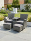 Paris 2 Seater Fixed Companion Set