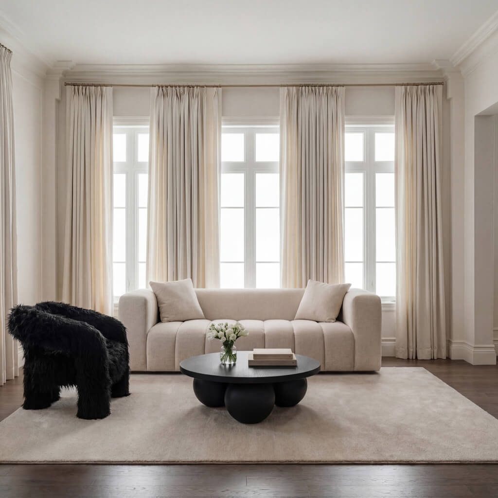 Peninsula Oyster 3 Seater Sofa