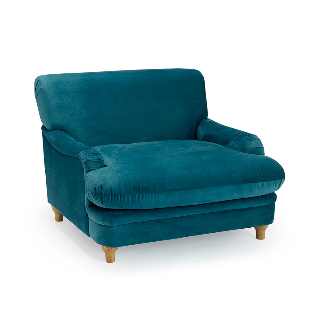 Plumpton Peacock Blue Chair
