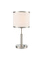 Polaris Satin Nickel Table Lamp