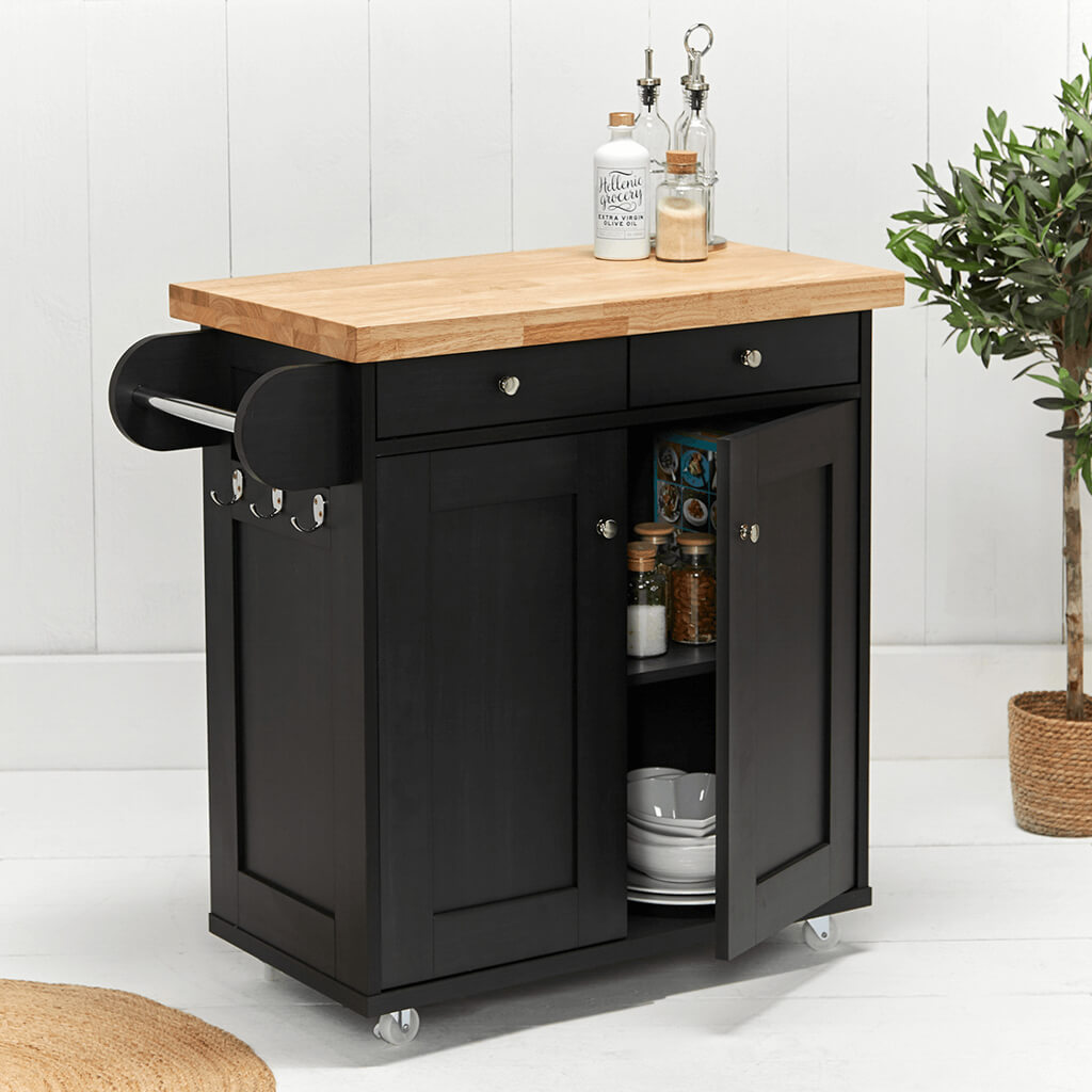 Portland White Kitchen Island