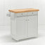 Portland White Kitchen Island