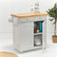 Portland Black Kitchen Island