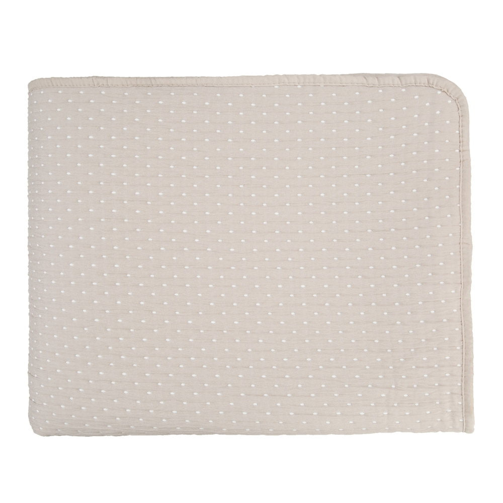 Levi Taupe King Quilt