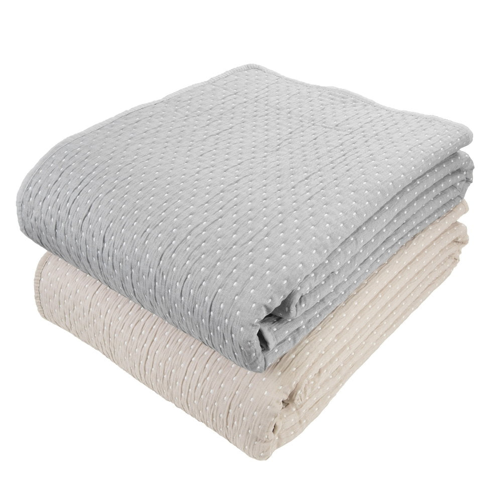 Levi Taupe King Quilt