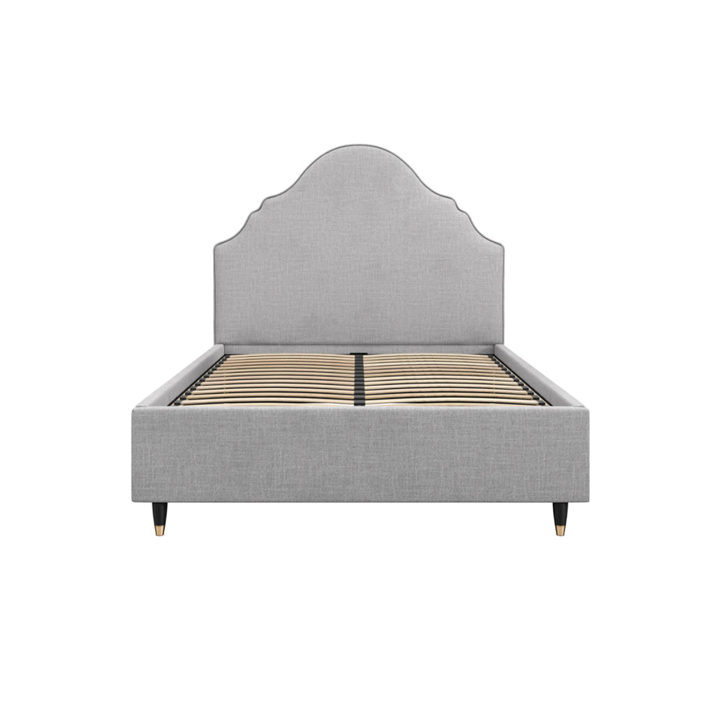 Quince Light Grey Double Bed
