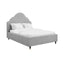 Quince Light Grey Kingsize Bed