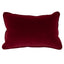 Luxe Rectangle Bloodred Cushion