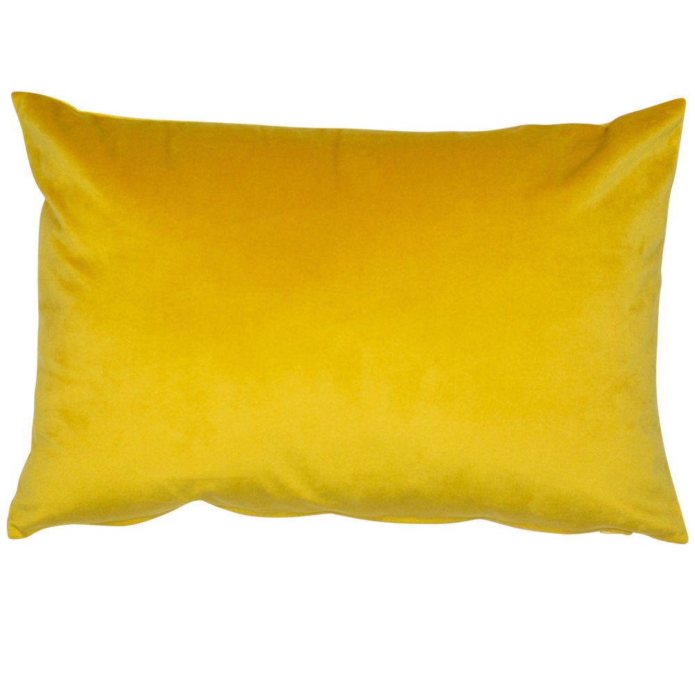 Luxe Rectangle Mustard Cushion