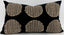Malini Daker Rectangle Black Cushion